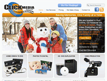 Tablet Screenshot of clickmediaservices.com